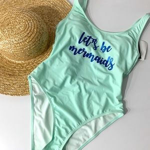 NWT Ninety-Nine Degrees Graphic Print Bathing-suit